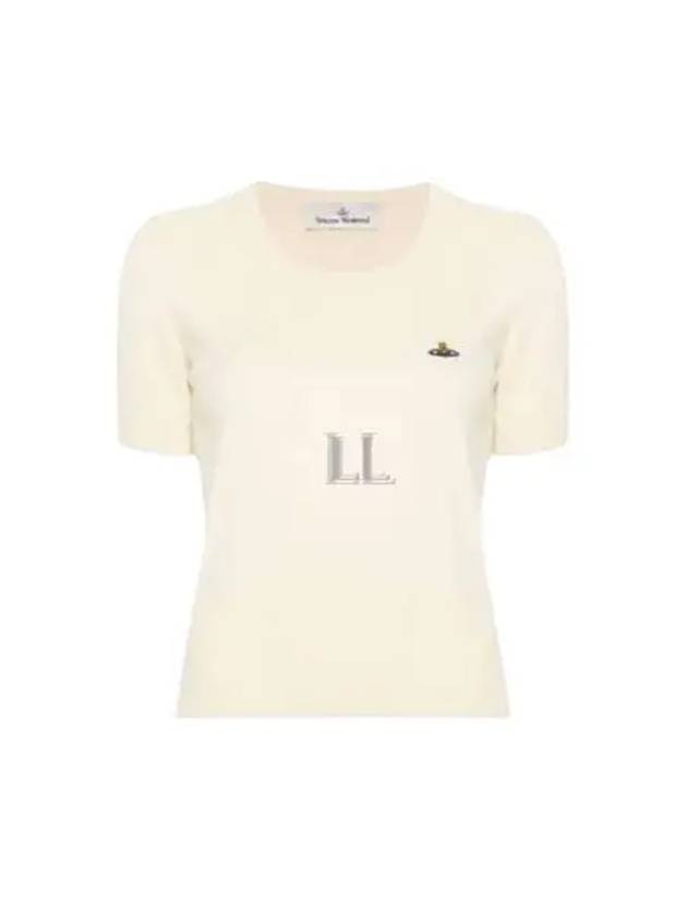 Bea Ribbed Knit Top Ivory - VIVIENNE WESTWOOD - BALAAN 2