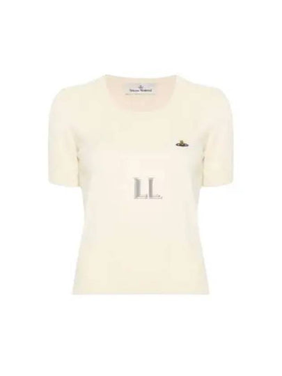 Bea Ribbed Knit Top Ivory - VIVIENNE WESTWOOD - BALAAN 2