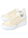 Men's Court Low Top Sneakers Vanilla - ALEXANDER MCQUEEN - BALAAN 1