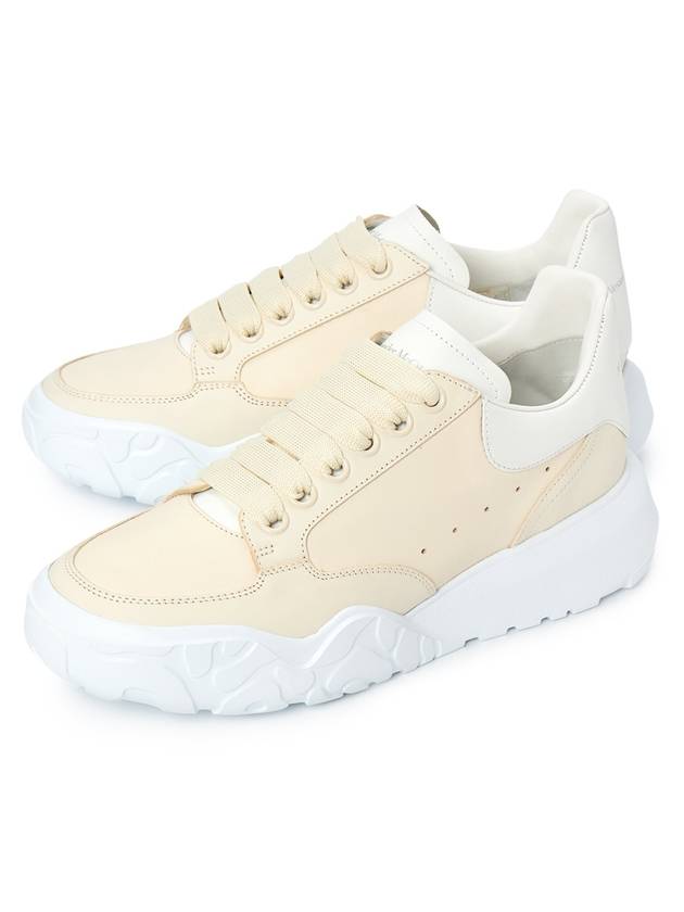 Men's Court Low Top Sneakers Vanilla - ALEXANDER MCQUEEN - BALAAN 2