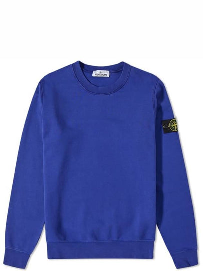 Wappen Patch Crew Neck Sweatshirt Royal Blue - STONE ISLAND - BALAAN 2