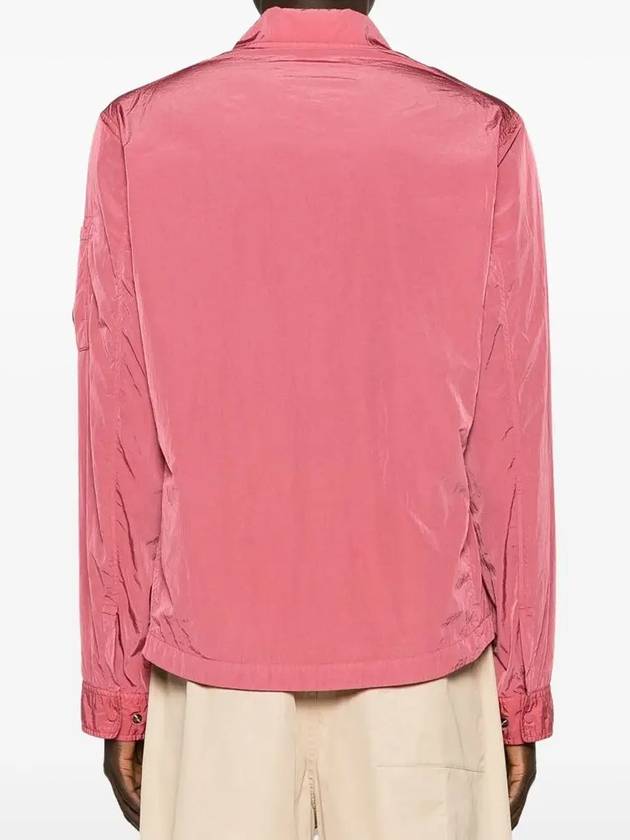 Chrome-R Pocket Over Long Sleeve Shirt Pink - CP COMPANY - BALAAN 5