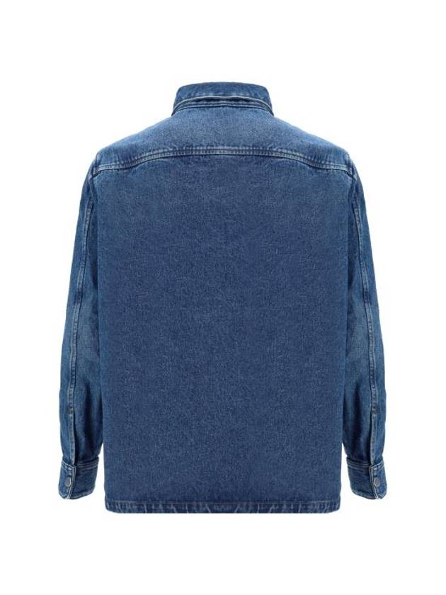 De Coeur Denim Long Sleeve Shirt Blue - AMI - BALAAN 3