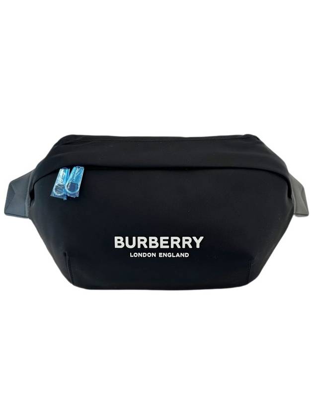 Logo Print Nylon Sonny Bum Belt Bag Black - BURBERRY - BALAAN 2