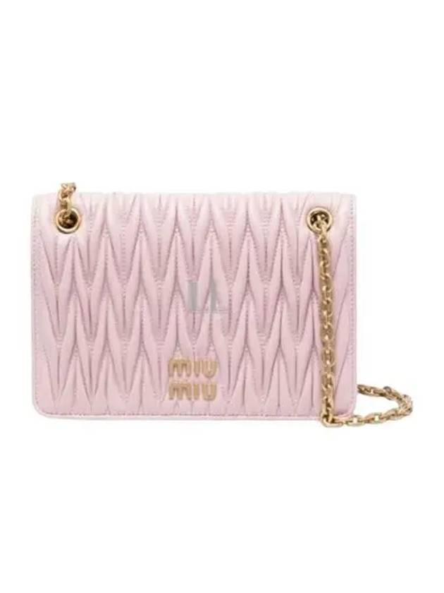 Matelasse Nappa Leather Mini Bag Pink - MIU MIU - BALAAN 2