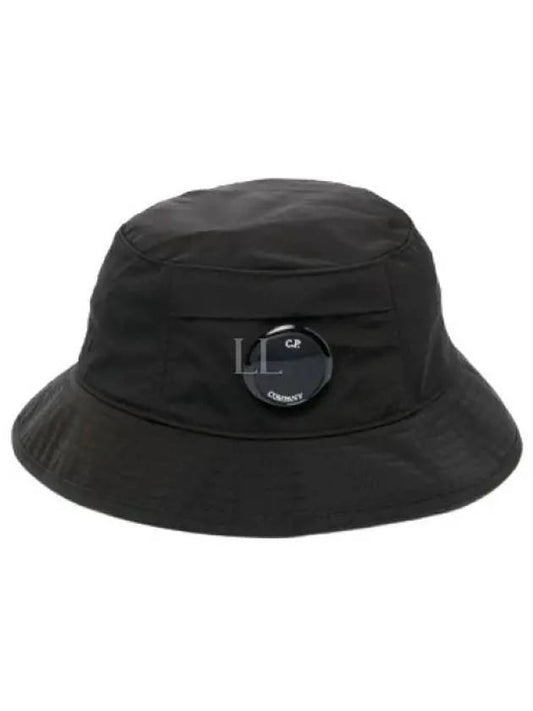 Chrome R Lens Bucket Hat Black - CP COMPANY - BALAAN 2