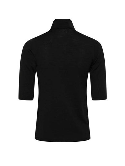 Unghia Virgin Wool Turtleneck Black - MAX MARA - BALAAN 2