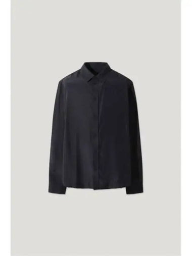 KRAVITZ Basic SILK Shirt DARK NAVY - IRO - BALAAN 1