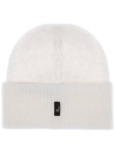 Grenoble logo patch wool beanie - MONCLER - BALAAN 2