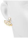 LV Spelling Earrings Gold - LOUIS VUITTON - BALAAN 4