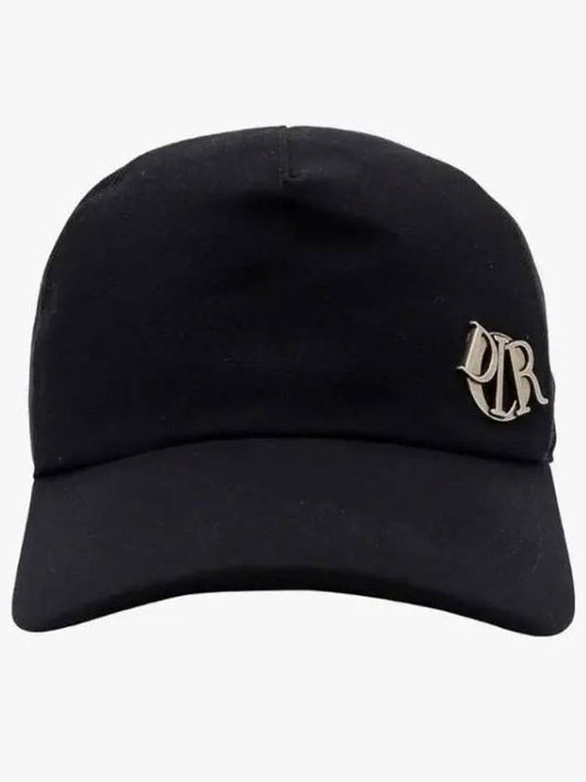 Logo Cotton Ball Cap Black - DIOR - BALAAN 2