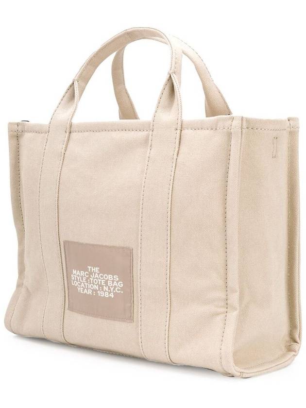 Logo Medium Canvas Tote Bag Beige - MARC JACOBS - BALAAN 3