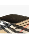 Check Card Case Wallet Beige - BURBERRY - BALAAN 4