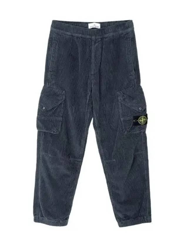 Corduroy cargo pants loose fit men s - STONE ISLAND - BALAAN 1