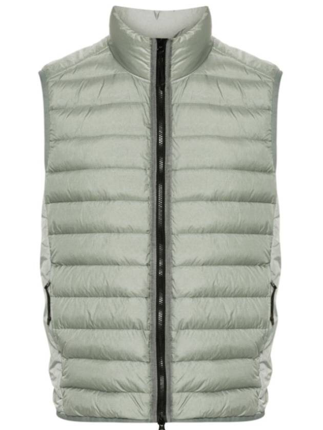 Loom Woven Chambers Recycled Nylon Down TC Vest Grey - STONE ISLAND - BALAAN 2