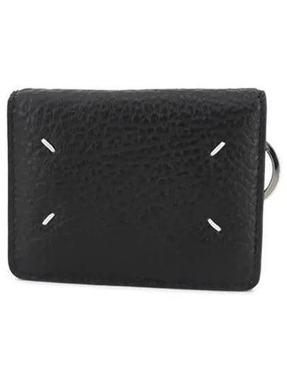 4 Stitch Keyring Card Wallet Black - MAISON MARGIELA - BALAAN 2