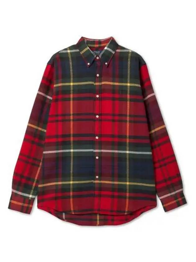 Classic fit plaid flannel shirt multicolor - POLO RALPH LAUREN - BALAAN 1