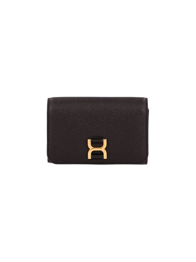 Marcie Medium Compact Half Wallet Black - CHLOE - BALAAN 2