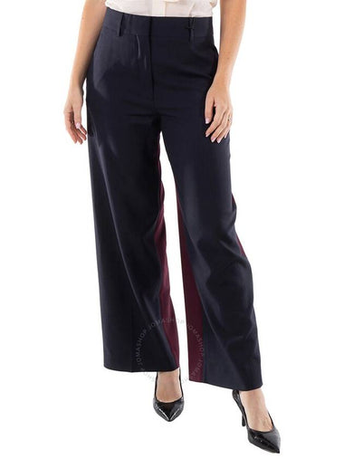 Burberry Ladies Navy Black Jane Tailored Trousers, Brand Size 6 (US Size 4) - BURBERRY - BALAAN 1