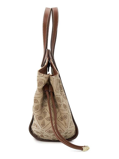 Allure Women's Tote Bag BAG51680 JACQUARD LATTE CUOIO - HELEN KAMINSKI - BALAAN 2