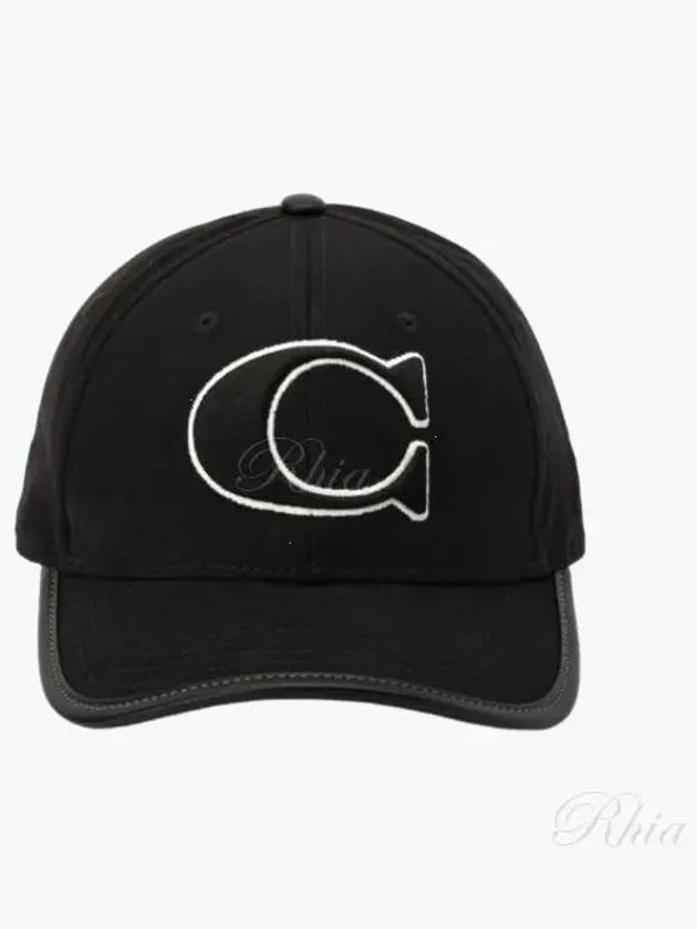 Embroidered Logo Ball Cap Black - COACH - BALAAN 2