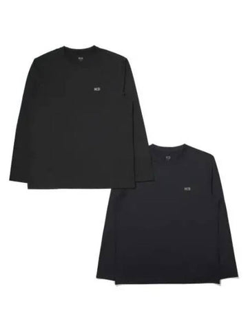 K2 E Long sleeved basic round t shirt Black - KATE - BALAAN 1