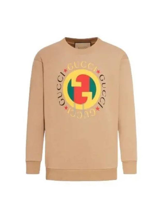 105512 721361 XJFUL 2597 Logo Cotton Sweatshirt - GUCCI - BALAAN 1