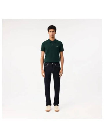 Men s slim fit denim pants light blue - LACOSTE - BALAAN 1