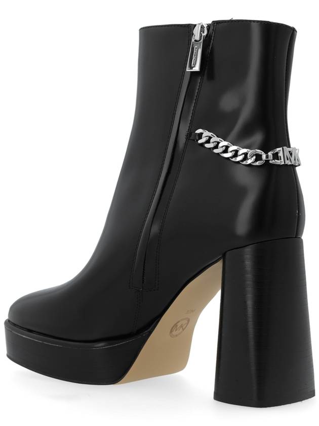 Michael Michael Kors Platform Ankle Boots Carlisle, Women's, Black - MICHAEL KORS - BALAAN 5