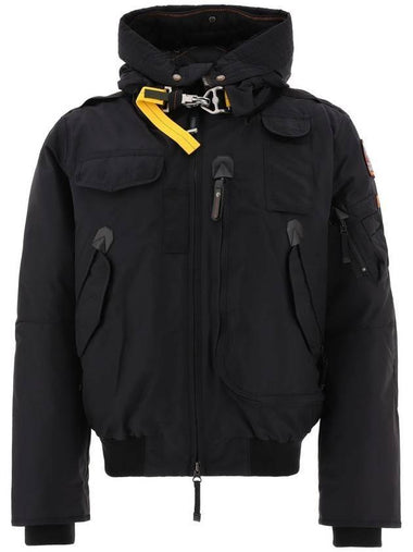 Gobi Base Logo Patch Padding Black - PARAJUMPERS - BALAAN 1