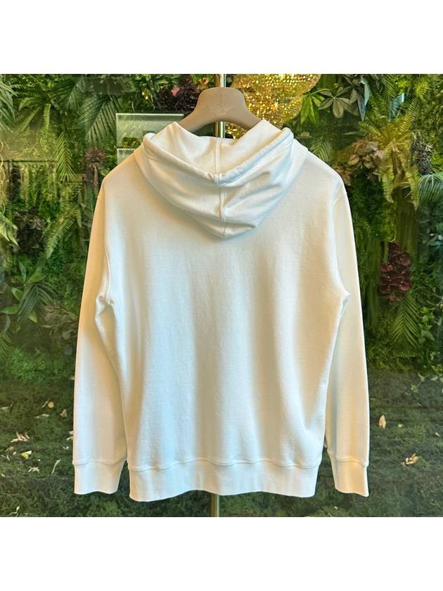 Doughstring Cotton Blend Hoodie White - BRUNELLO CUCINELLI - BALAAN 5