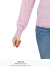 Women's Crew Neck Wool Knit Top Light Pink - VANESSA BRUNO - BALAAN 9