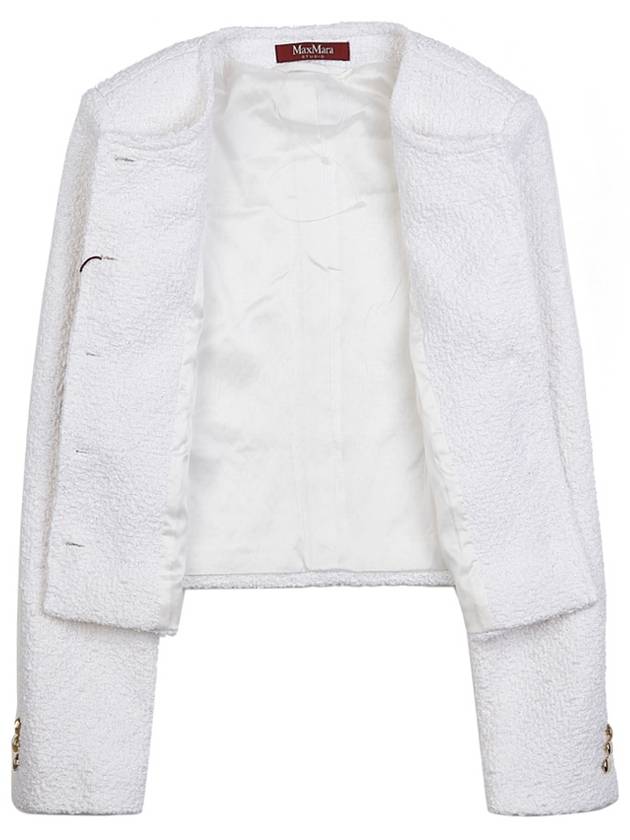 Women's Gavino Cotton Jacket White - MAX MARA - BALAAN.