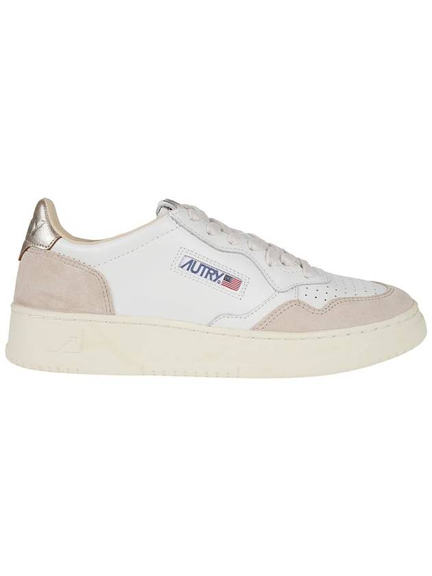 Medalist Leather Low-Top Sneakers Gold White - AUTRY - BALAAN 2