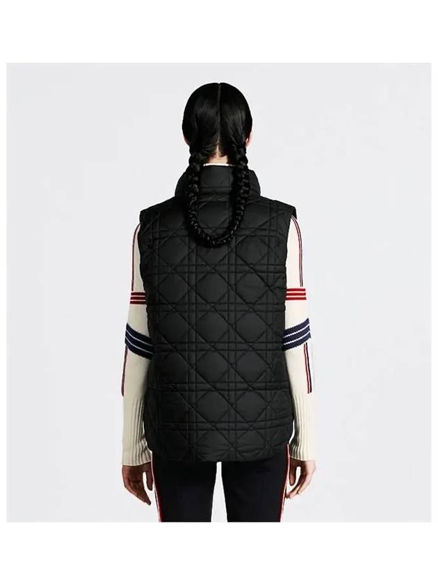 ALPS Black Cannage Puffer Vest 417C32A2827X9000 - DIOR - BALAAN 8