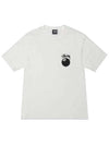 8 ball print short sleeve t shirt white - STUSSY - BALAAN 3