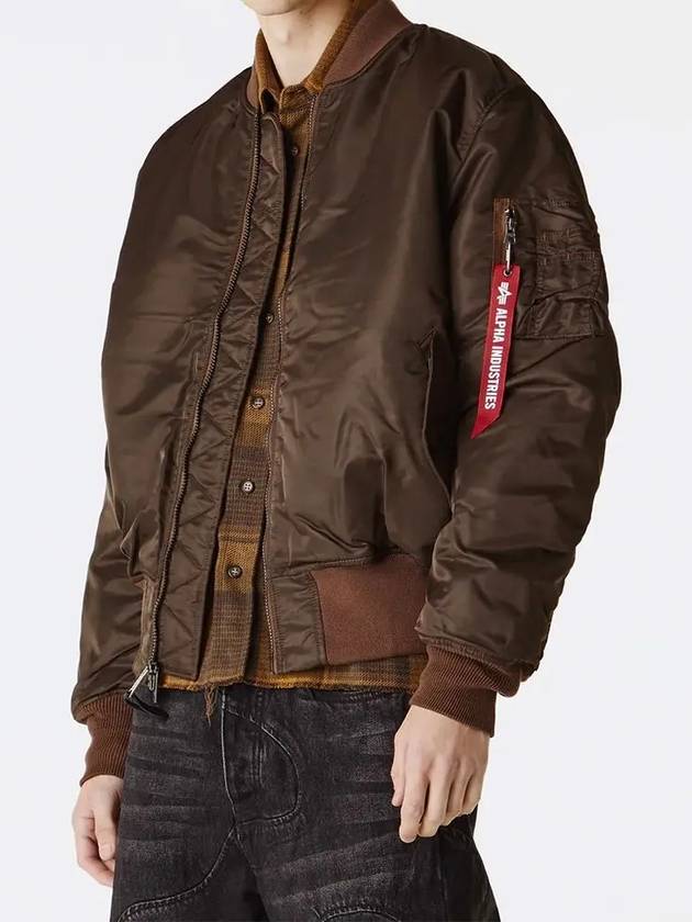 MA 1 Jacket MJM21000C1 CHOCOLATE - ALPHA INDUSTRIES - BALAAN 1