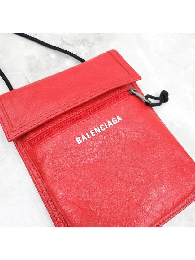 Lux You Red Explorer Pouch Cross Bag - BALENCIAGA - BALAAN 5