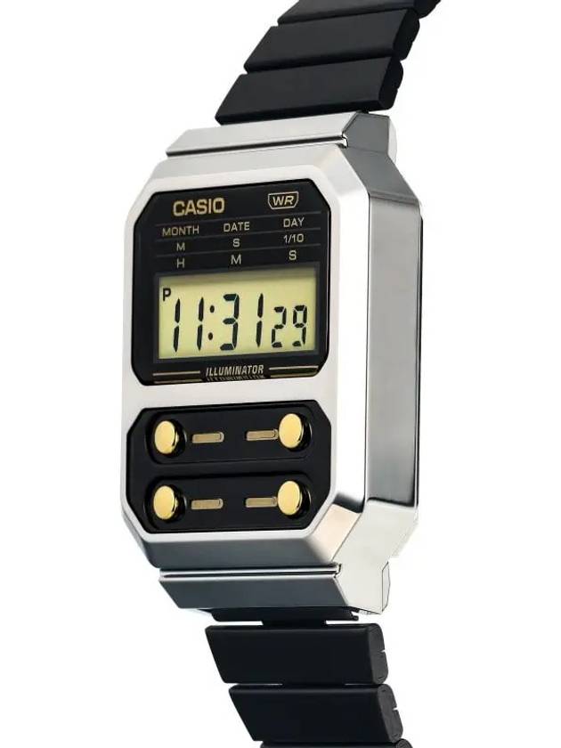 A100WEGG 1A2DF Vintage Retro Metal Watch - CASIO - BALAAN 3