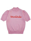 Candy puff knit PINK - MONBIRDIE GOLF - BALAAN 2