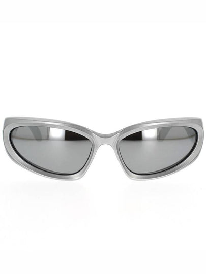 Eyewear Swift Acetate Oval Frame Sunglasses Silver - BALENCIAGA - BALAAN 2