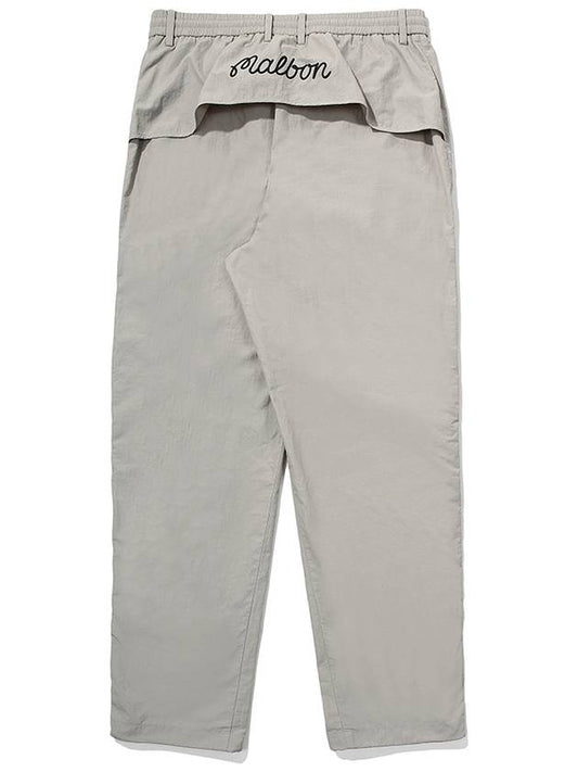 Zipper point pants LIGHT GRAY MAN - MALBON GOLF - BALAAN 2