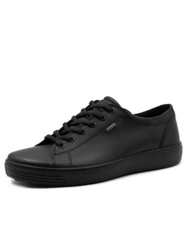 Soft 7 Low Top Sneakers Black - ECCO - BALAAN 2