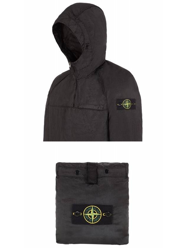 Men's Waffen Patch Metal Nylon Anorak Black - STONE ISLAND - BALAAN 6