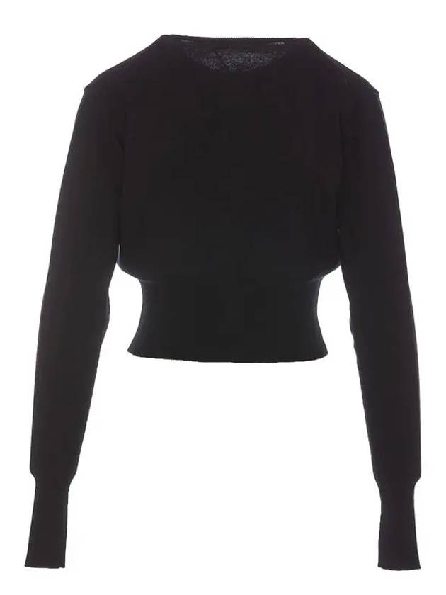 Bea Cropped Cardigan Black - VIVIENNE WESTWOOD - BALAAN 3