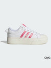 Bravada 2.0 Platform Low Top Sneakers Pink White - ADIDAS - BALAAN 5