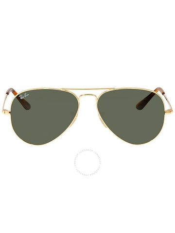 Ray Ban Aviator Metal II Green Classic G-15 Unisex Sunglasses RB3689 914731 55 - RAY-BAN - BALAAN 1