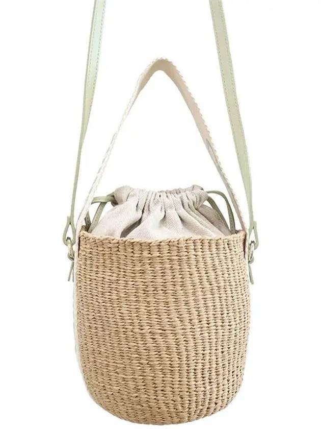 Small Woody Logo Bucket Bag Beige - CHLOE - BALAAN 3