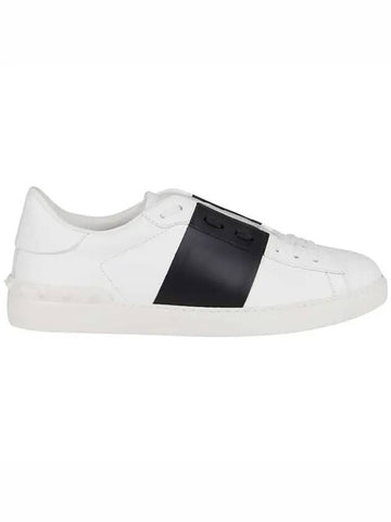 Hidden Open Band Low Top Sneakers White - VALENTINO - BALAAN 1