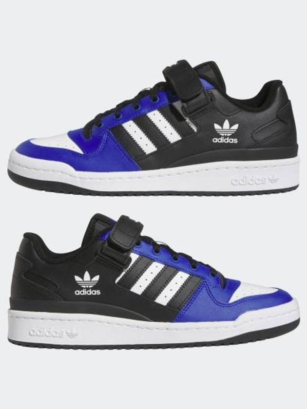 Forum Low Top Sneakers Black Blue White - ADIDAS - BALAAN 7